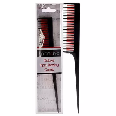 Deluxe Triple Teasing Comb Comb Unisex 1 Pc • $6.34