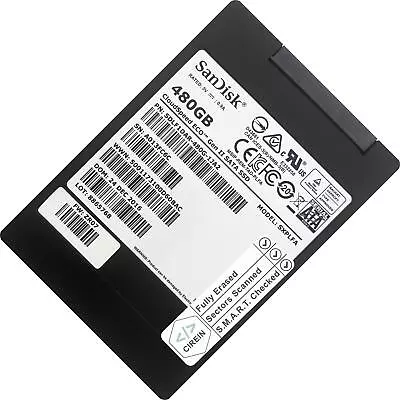 SanDisk 480GB 2.5-inch SATA III 6Gb/s Internal Solid State Drive SSD • £25.99
