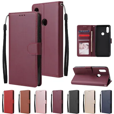 Case For Xiaomi Redmi 6 6A 7 Note 6 7 Pro POCO F1 Leather Shockproof Thin Cover • $9.89