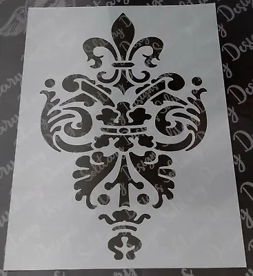 Damask French Stencil Various Sizes Template D8 • £5.79