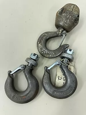 3 Pcs Crosby Hoist Hook 1 Ton UQ5 USA • $130