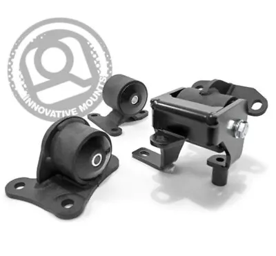 Innovative 97-01 Honda Prelude H/F Series Black Replacement Steel Mounts 75A Bus • $310.24