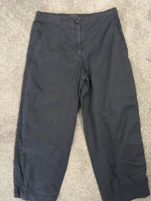£69 • Buy OSKA Balloon Leg Trousers Size 3 UK 14 Grey Cotton W34  L26  High Rise Stretchy