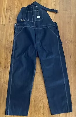 Vintage Mens Overalls 44x32 Blue Denim Sears Union Tradewear • $15