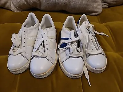 2 Pairs Vintage Never Worn White Blue 70s 80s Pro-Keds Low Top Shell Toes  • $100