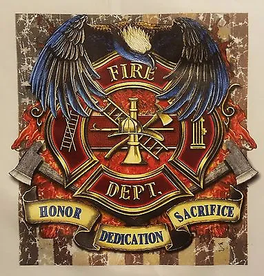 Firefighter Honor Dedication Sacrifice Fire  Hooded Sweatshirt #1042 Hoodie • $19.99