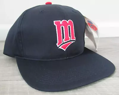 Minnesota Twins Vtg Sports Specialties Plain Logo Snapback Hat MLB Adjustable • $89.99