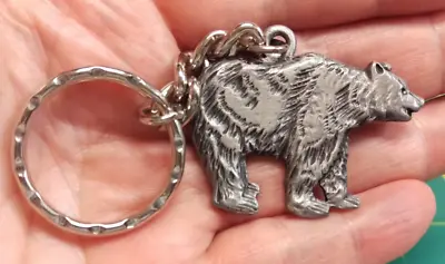 Metal Bear Keychain NOS From An Alaska Souvenir Gift Shop That Closed Down • $9.99
