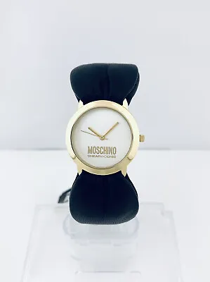 Moschino MW0050 Moschino's Ladies'  Let's Touch Me..…..Golden Case Black Watch • $163.57