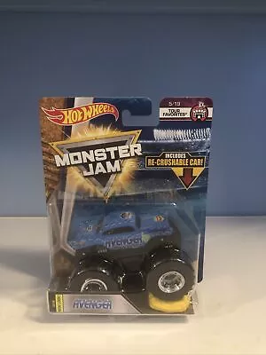 HOT WHEELS Monster Jam AVENGER Tour Favorites 5/19 NEW 1:64 Re-Crushable Car • $19.99