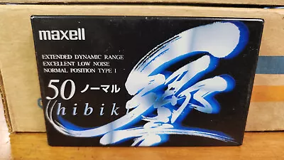 Maxell Hibiki I 50 Blank Audio Cassette Tape Type I Normal Bias Made In Japan • $15.99