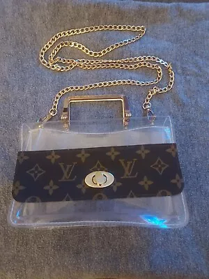 LV  Louis Vuitton Stadium Purse/bag Chain Strap And Metal Handles  • $155