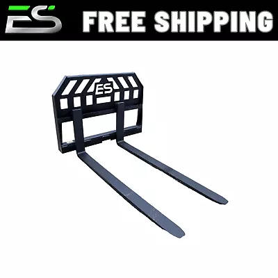 60  Heavy Duty Pallet Forks Skid Steer Quick Attach Pallet Forks - Free Shipping • $1022