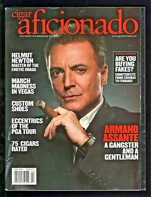 $17.81 • Buy 2008 March / April Cigar Aficionado - Armand Assante Custom Shoes March Madness
