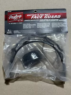 ⚾Rawlings Baseball Batting Helmet Face Guard (Black) - Adult NOCSAE Compliant⚾ • $13.99