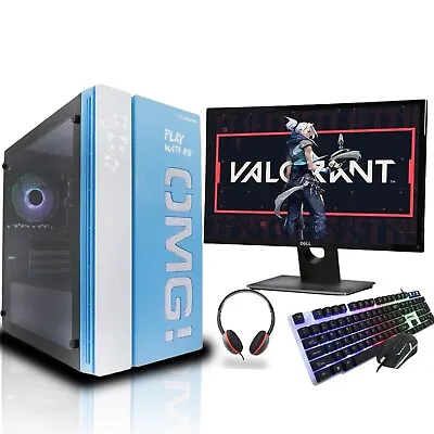 Gaming Computer Bundle Intel Core I5 16GB RAM 1TB HDD NVIDIA GT730 Windows 10 PC • £254.99