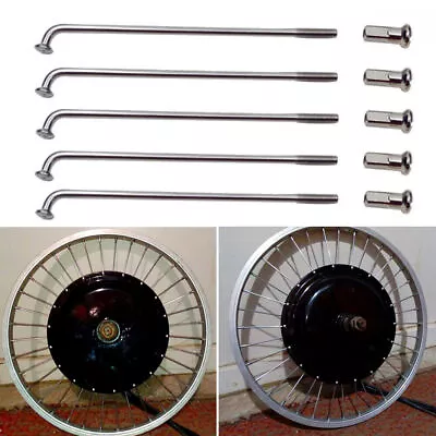 £13.99 • Buy 36Pcs 60-305mm 12G Electric Bicycle E-bike Wheel Tire Steel Spokes Bike Part