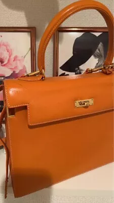 MORABITO Scala Handbag Orange Used • $596