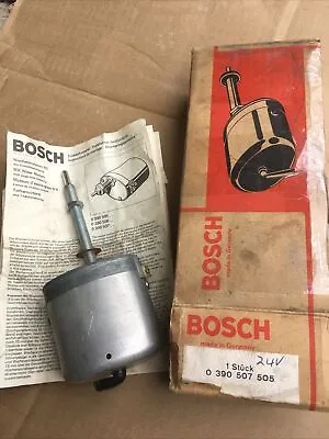 Bosch Wiper Motor 24Volt P/N 0 390 507 505  Bosch NOS  • $127.22