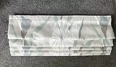 Laura Ashley Nolita Smoke Roman Blind Left Hand Raise 57 X 98 Cm • £25