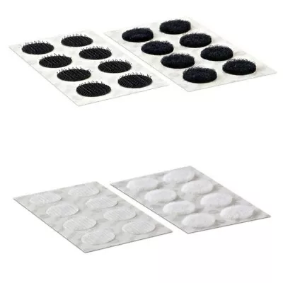 VELCRO® BRAND Black Or White 13mm Or 22mm Dots/discs/coins Self Adhesive PS14  • £0.99