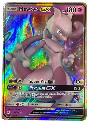 Pokémon TCG - Mewtwo GX 31/68 - Mewtwo Symbol Battle Academy Box Set [Near Mint] • $3.49