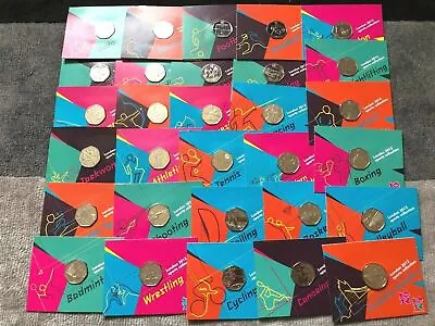 2012 London Olympic Games 50p Sports Collection Uncirculated. On The Card • £8