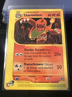 Charmeleon 73/165 Pokemon Expedition E Reader Series Vintage Card TCG LP 2002 • $9