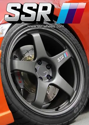 4 Pics Sheet SSR Type C Racing Wheels Rims Sport Decal Stickers For Race Car SUV • $6.99