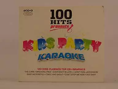 VARIOUS ARTISTS 100 HITS PRESENTS KIDS PARTY KARAOKE (5XCD) (Z41) 20+ Track CD A • £5.75