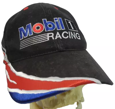 Mobil One Nascar Racing Baseball Hat Cap Trucker Ryan Newman 12 Checkered Flag • $9.99