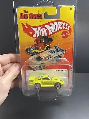 Hot Wheels The Hot Ones Porsche 930 Yellow Ultra Hots UH NM CARD VHTF GREAT COND • $115.96