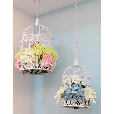 £16.94 • Buy Vintage Bird Cage Lantern Candle Holder Tealight Pillar Wedding Table Home Decor