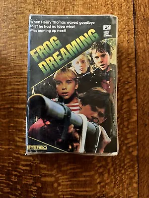 FROG DREAMING - Henry Thomas & Tony Barry - VHS  Boy From ET  Clamshell Case • $37