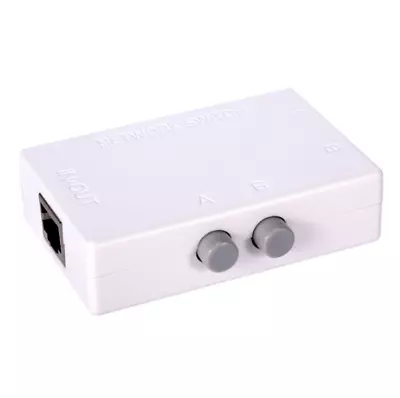 RJ45-2M Two Port Internal And External Network Switching Sharer Mini Version • $8.99