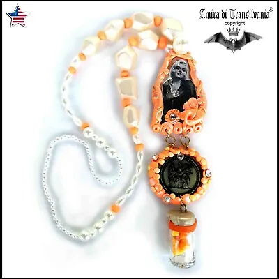 Marilyn Monroe Necklace Talisman Amulet Fashion Charm Beaded Jewelry Pendant Bib • $135