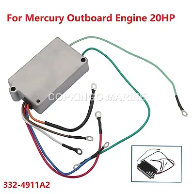 Switch Box Power Pack 332-4911A2 For Mercury Quicksilver Outboard 20HP 18-5786 • $88.99