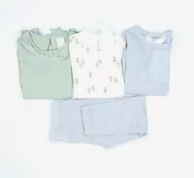 H&M Toddler Bulk Lot Of 4 Girls Size 2T Long Sleeve Shirts Pants Bottoms New • $24.99