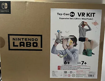 New Nintendo Switch Labo Toy-con 04 VR KIT Expansion Set 2 Bird + Wind Pedal • $75