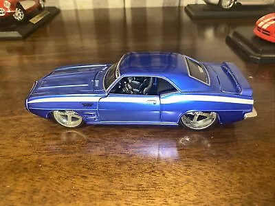 Maisto Pro Rodz 1969 Pontiac Firebird Blue Diecast Model 1:24 Scale. • $29.99