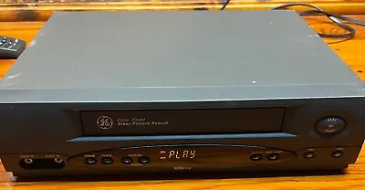 General Electric (GE) VCR Video Cassette Recorder Player 4-Head VG4060 (Tested) • $27.99