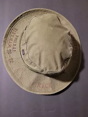 Original Vietnam War Boonie Hat 1971 -72  Phu Bai Home To FOB -1  MACV-SOG • $245