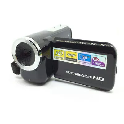 2  LCD Screen Kids Mini 1080P Video Camera 16X Zoom HD Vlogging DV Camcorder • £17.99