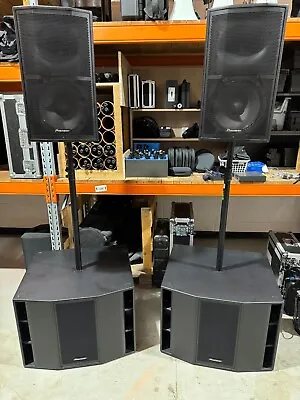 Complete PA System | Pioneer Pro Audio XPRS |  Pair Of XPRS12 & XPRS215S • £2990