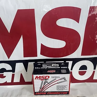 MSD Spark Plug Wire Set 32079 Super Conductor 8.5mm Remote Coil Pack Chevy LS • $209