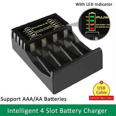 Battery Fast Charger AAA/AA Charger Battery Charger Battery USB Charger • £5.11