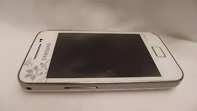 Samsung Galaxy Ace La Fleur GT-S5830i - Onyx White Smartphone • £19.99