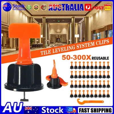 300X Tile Leveling System Clips Levelling Spacer Tiling Tool Floor Wall Wrench • $9.25