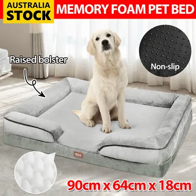 $52.95 • Buy Memory Foam Pet Dog Bed Sofa Nest Cushion Cat Mat Washable Removable Orthopedic