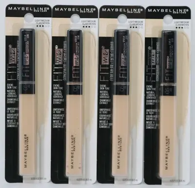 Maybelline Fit Me! Concealer 0.23fl.oz./6.8ml ~ Light/Medium #05 Ivory Lot Of 4 • $14.88
